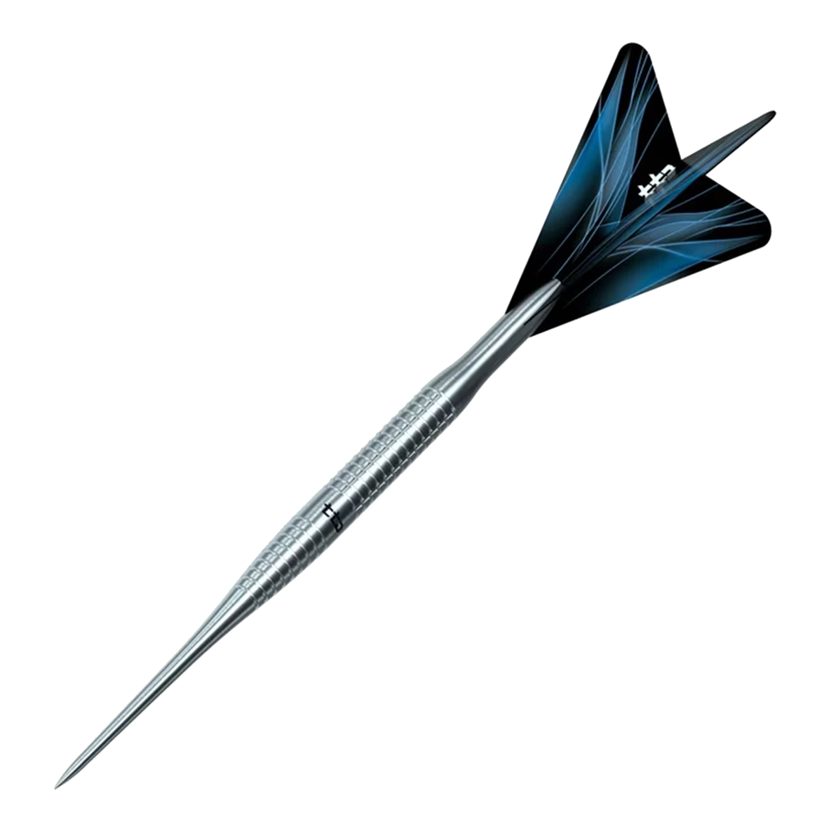 Caliburn TTD Complete Titanium T3 Silver Steeldarts - 7g Das Foto zeigt die Caliburn TTD Complete Titanium T3 Silver Steeldarts - 7g. Diese Dartpfeile sind silberfarben und bieten eine präzise Verarbeitung.