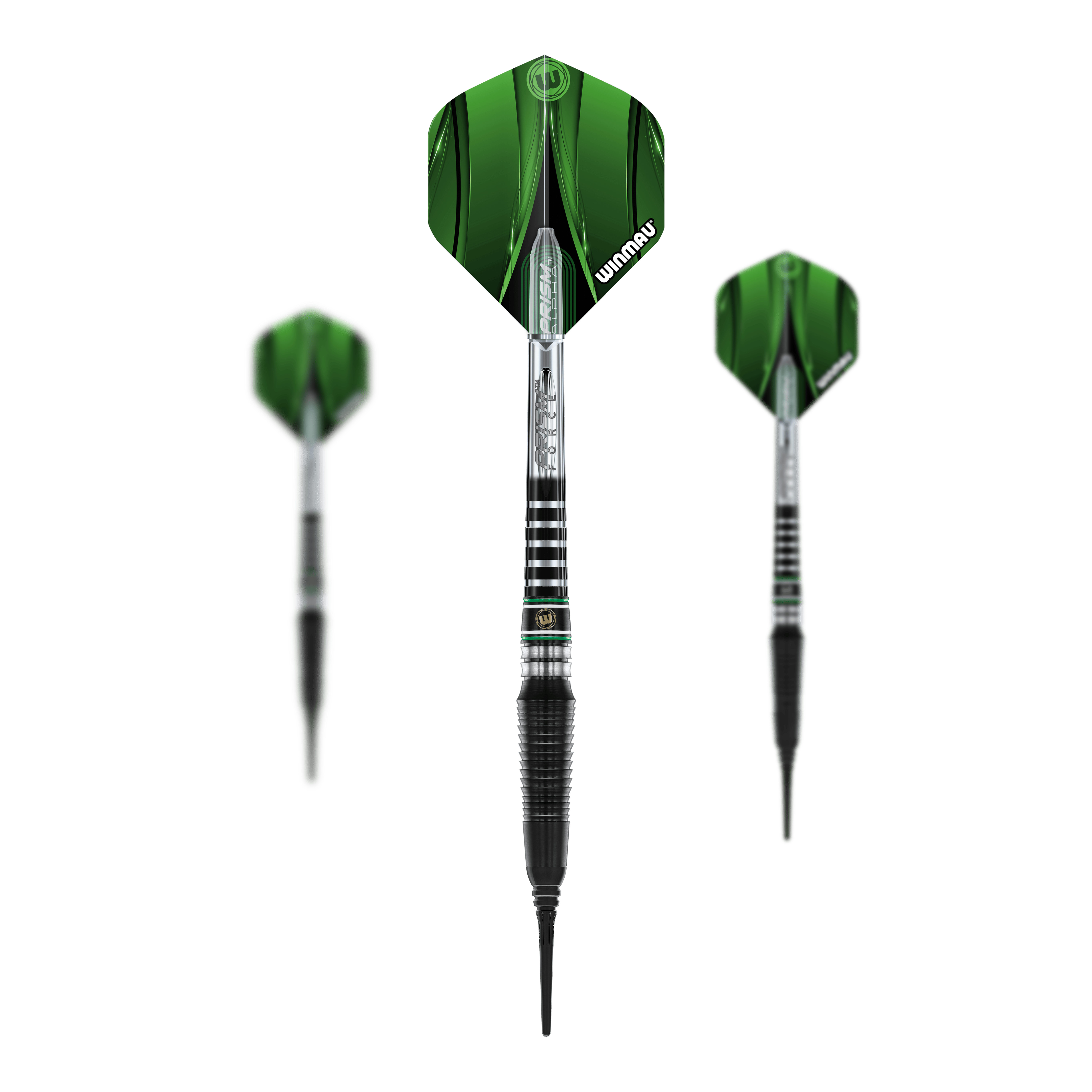 Winmau Sniper Black 2025 Softdarts - 20g Das Produkt Winmau Sniper Black 2025 Softdarts - 20g ist mehrfach als Set zu sehen. Die Barrels sind schwarz.