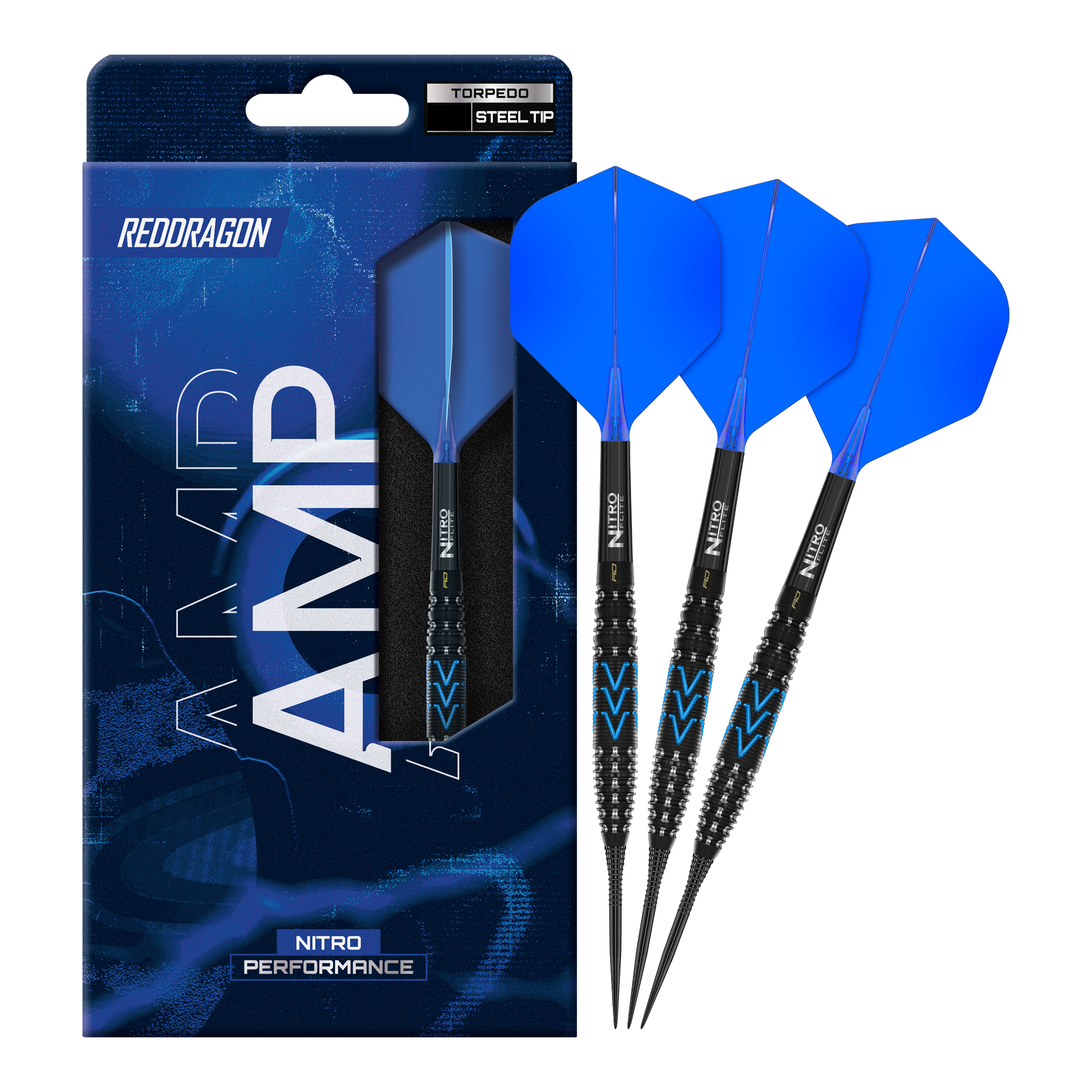 Red Dragon Amp Torpedo Steeldarts Hier ist der Red Dragon Amp Torpedo Steeldarts abgebildet. Es handelt sich um komplette Steeldarts in sportlichem Look.