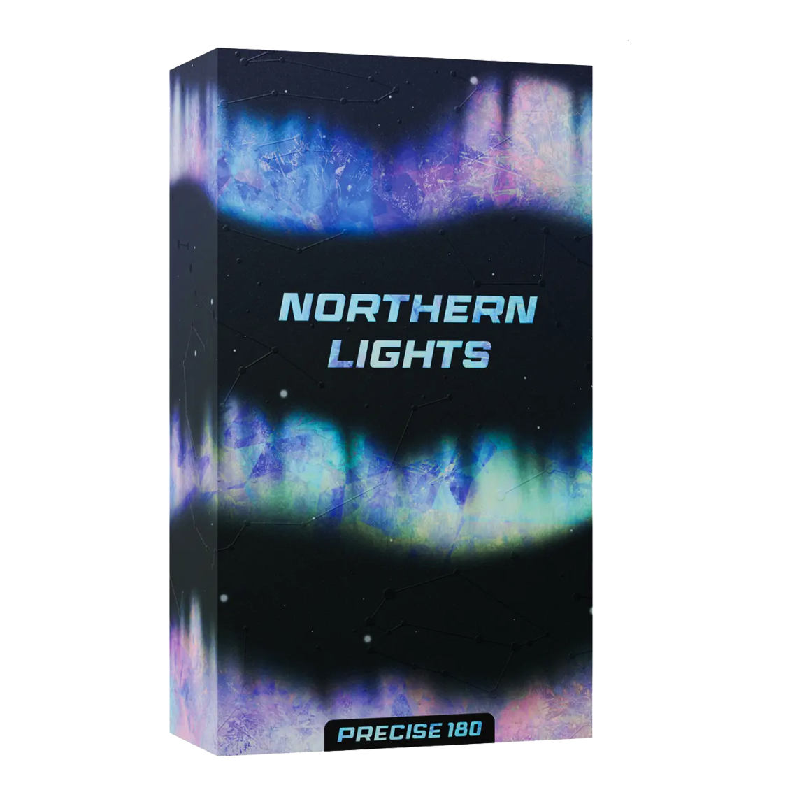 Precise 180 Northern Lights Steeldarts Das Foto zeigt die Precise 180 Northern Lights Steeldarts. Der Artikel ist für enthusiastische Dartspieler geeignet.