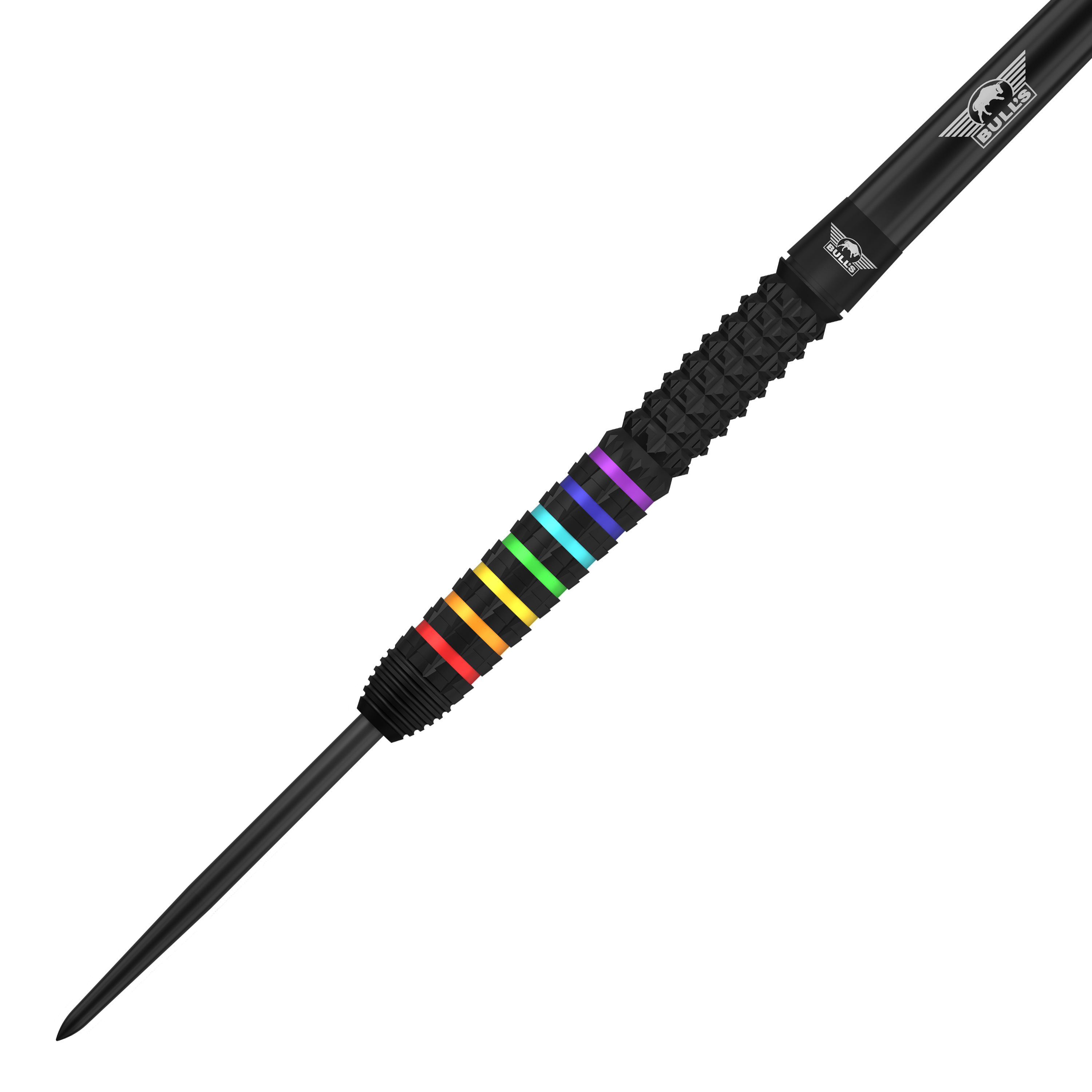 Bulls NL Ricky Evans Rapid 95 Steeldarts Abgebildet sind die Bulls NL Ricky Evans Rapid 95 Steeldarts mit 23g. Das Foto hebt das Design und die Form der Darts hervor.