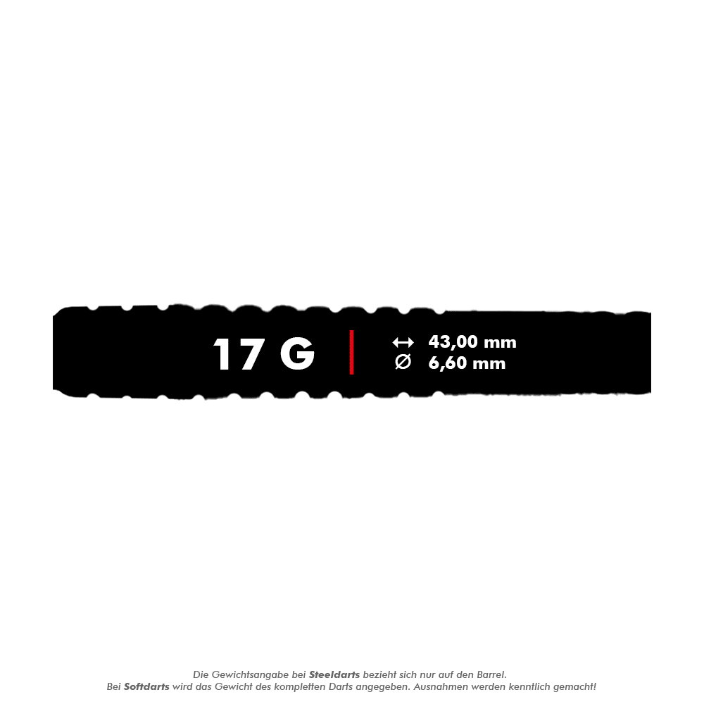 McDart 85er Tungsten V20 Softdarts - 17g