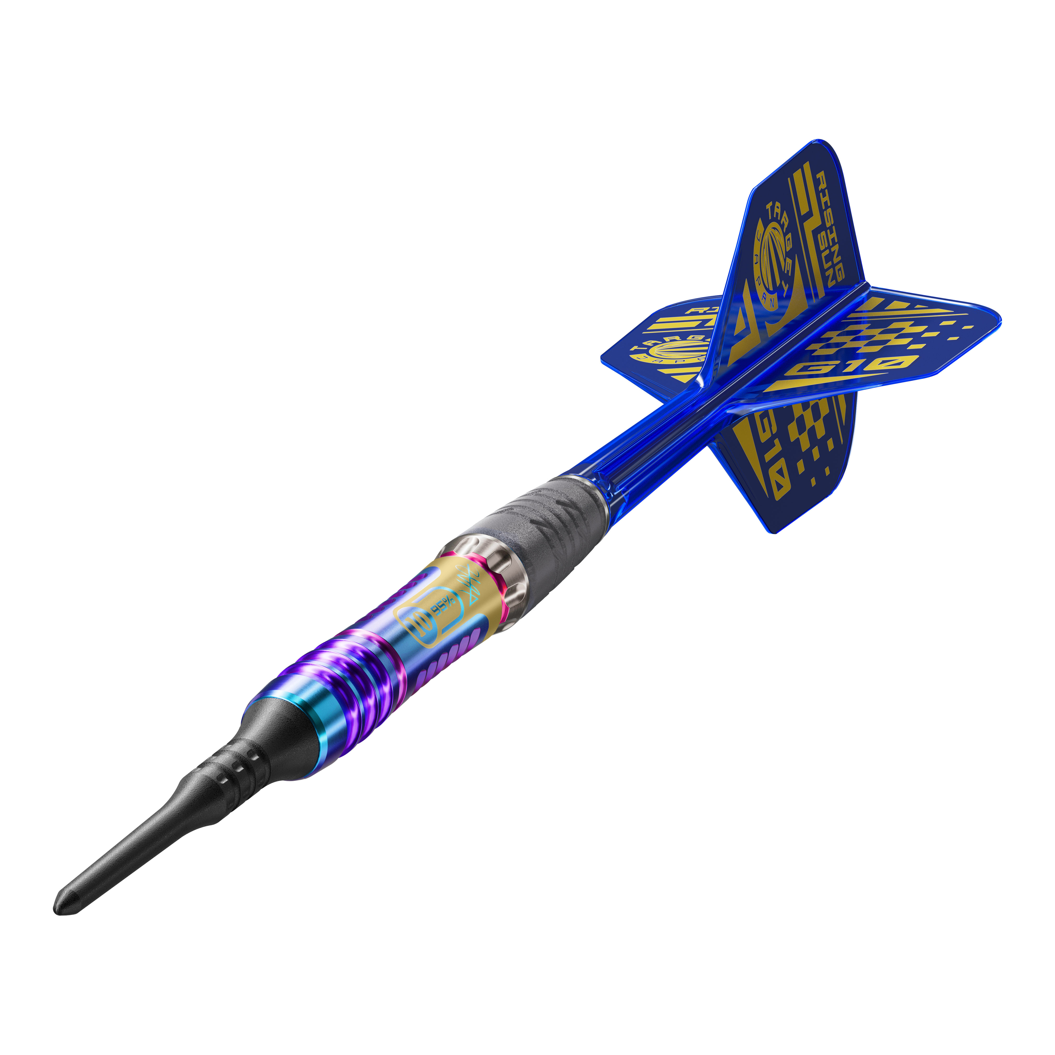 Target Japan Rising Sun GEN10 Softdarts - 21,5g Abgebildet ist der Target Japan Rising Sun GEN10 Softdarts mit 21,5g. Der Dartpfeil zeichnet sich durch sein einzigartiges Design und hochwertige Materialien aus.