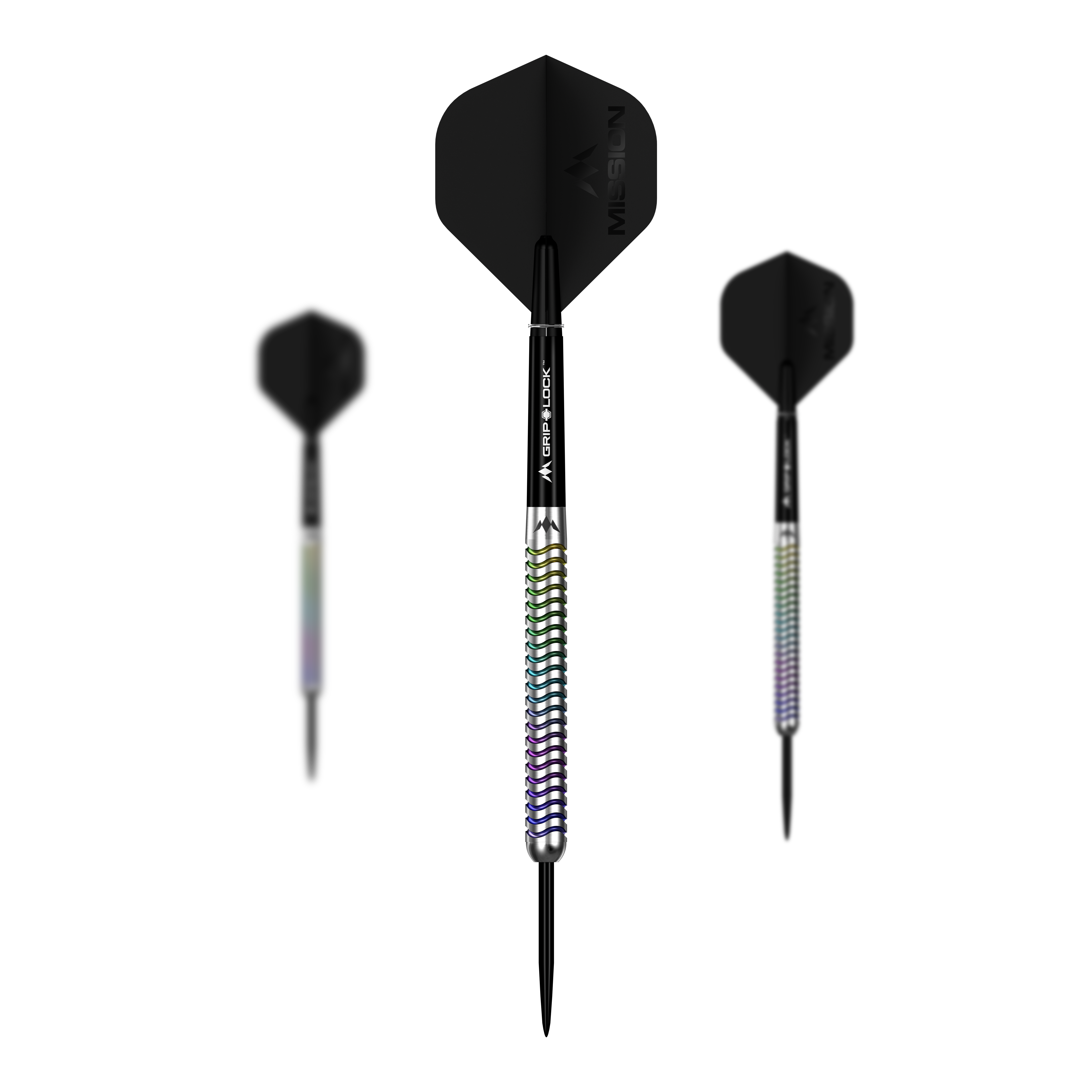 Mission Mirage Steeldarts Dieses Bild zeigt das Set Mission Mirage Steeldarts. Das Set besteht aus mehreren hochwertigen Darts.