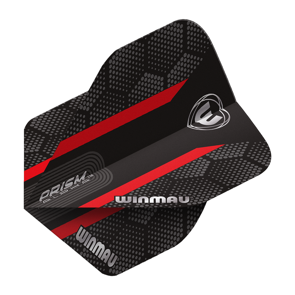 Winmau Prism Alpha Red Standard Flights