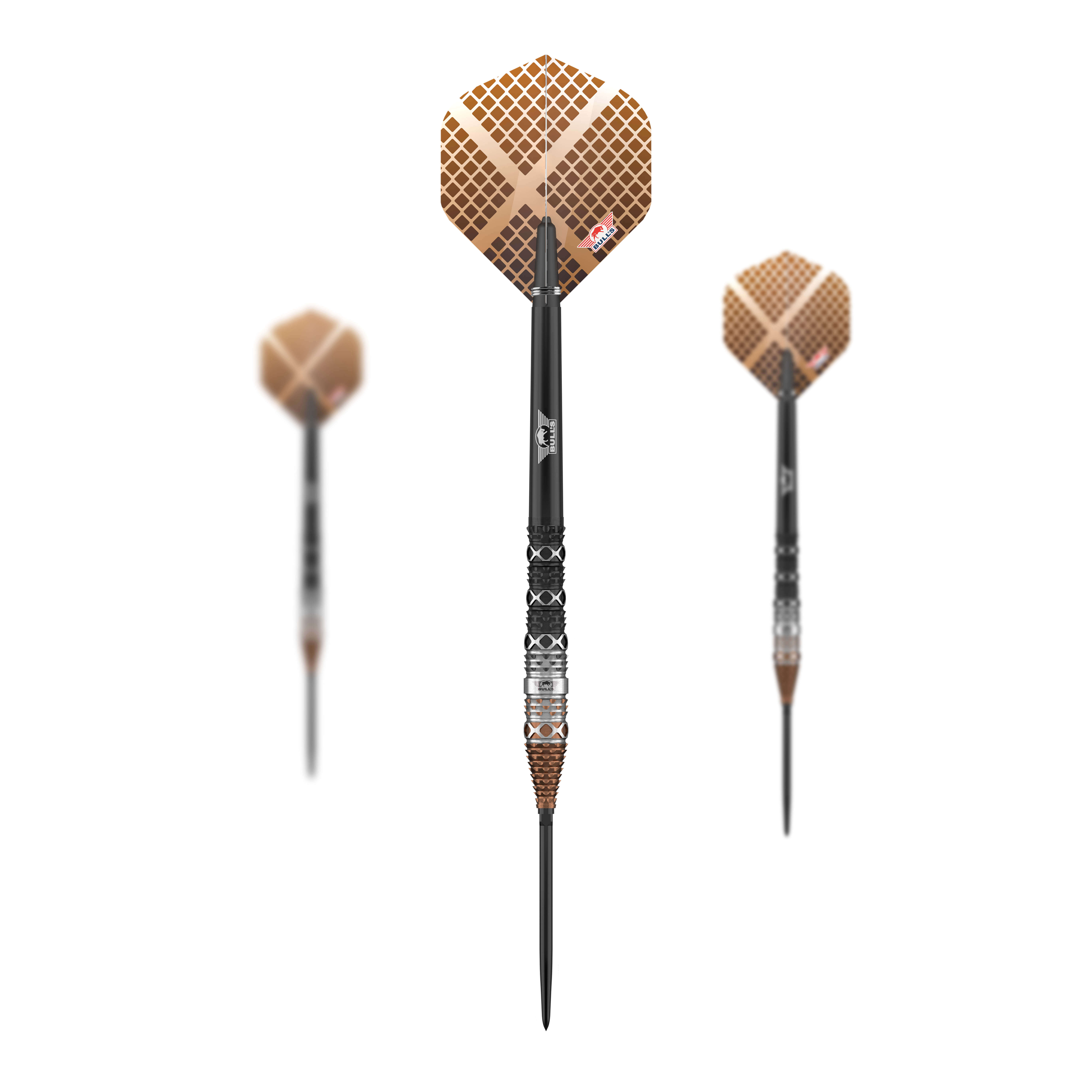 Bulls NL Max Hopp 95% Convertible Points Steeldarts Das Bild zeigt die Bulls NL Max Hopp 95% Convertible Points Steeldarts als Set. Ideal für professionelle Spieler und Sammler.