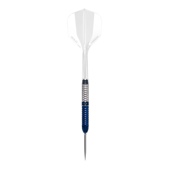 Harrows GEO Parallel Quick Point Steeldarts Dieses Foto stellt die Harrows GEO Parallel Quick Point Steeldarts dar. Die Darts sind aus einer bestimmten Perspektive gezeigt.