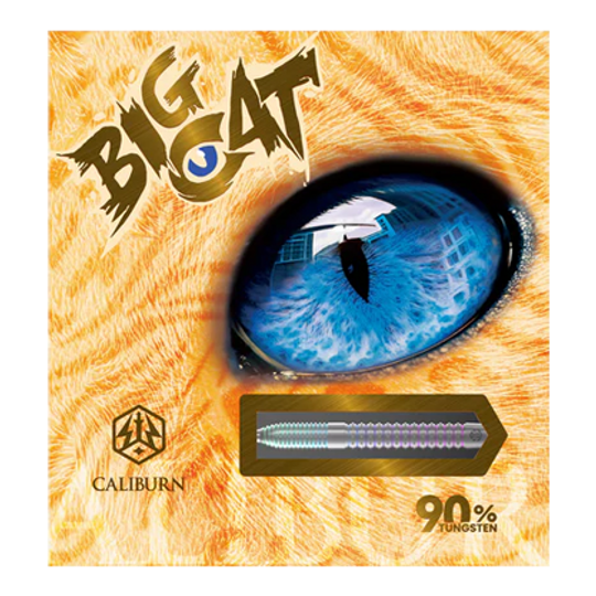 Caliburn Big Cats Ozelot Steeldarts Caliburn Big Cats Ozelot Steeldarts mit einem Gewicht von 23g. Das Bild zeigt die Steeldarts aus einer anderen Perspektive.