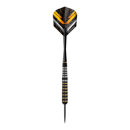 Harrows Vulcan Steeldarts Auf dem Foto sind Harrows Vulcan Steeldarts zu sehen. Sie zeichnen sich durch ihr modernes Design aus.