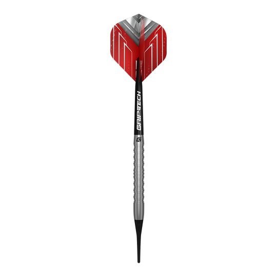 GOAT Podium Silver Softdarts - 18g Das Bild zeigt die GOAT Podium Silver Softdarts mit 18g. Dieses Softdart-Modell ist in Silberfarbe gestaltet.