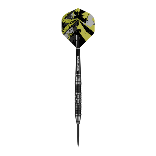 GOAT Dumbbell Steeldarts Das Produkt GOAT Dumbbell Steeldarts ist auf diesem Bild abgebildet. Diese Steeldarts sind hochwertig verarbeitet.