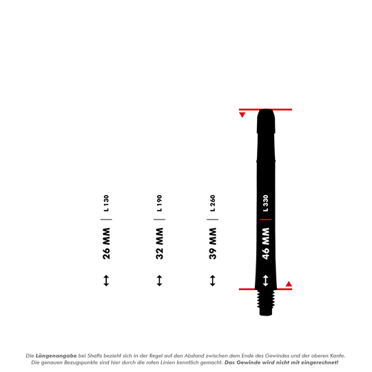 L-Style L-Shafts Locked Straight - Emerald