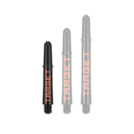 Target Pro Grip TAG Shafts - 3 Sets - Schwarz Orange