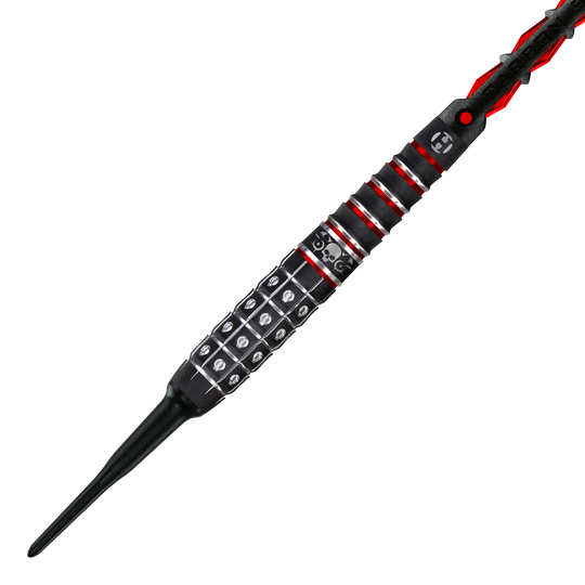 Harrows Ryan Searle Series 3 Softdarts Abgebildet ist ein weiterer Blick auf die Harrows Ryan Searle Series 3 Softdarts. Diese Darts sind ideal für Softdart-Fans.