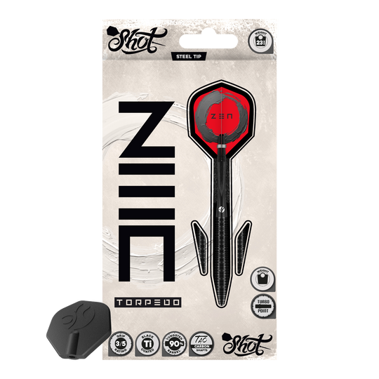 Shot ZEN Torpedo Turbo Point Steeldarts - 23g Shot ZEN Torpedo Turbo Point Steeldarts - 23g