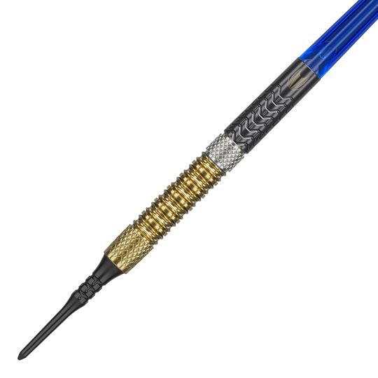 Target Raymond Van Barneveld GEN6 Softdarts Abgebildet sind die Target Raymond Van Barneveld GEN6 Softdarts. Man erkennt die Struktur und Beschaffenheit der Darts.
