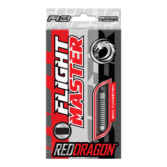 Red Dragon Flightmaster Fury 2 Steeldarts - 25g Abgebildet ist Red Dragon Flightmaster Fury 2 Steeldarts - 25g. Der Dart besticht durch sein modernes Design und seine robuste Verarbeitung.