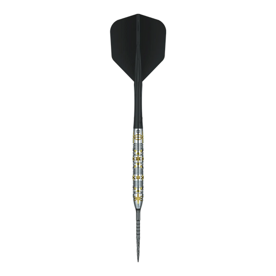 Caliburn Halo H1 Steeldarts - 22,5 g Auf dem Foto sieht man die Caliburn Halo H1 Steeldarts mit 22,5 g. Die Darts haben ein modernes Design und eignen sich für Turniere und Freizeit.