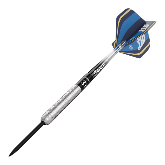 Bulls Leon Weber Steeldarts Das Bild zeigt Bulls Leon Weber Steeldarts. Dies sind hochwertige Steeldarts für das Dartspiel.