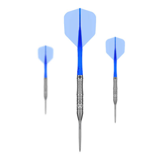 Caliburn Rix EZ-EVO R2 Steeldarts Abgebildet sind die Caliburn Rix EZ-EVO R2 Steeldarts als Set. Das Produkt ist für Dartspieler und Sammler interessant.
