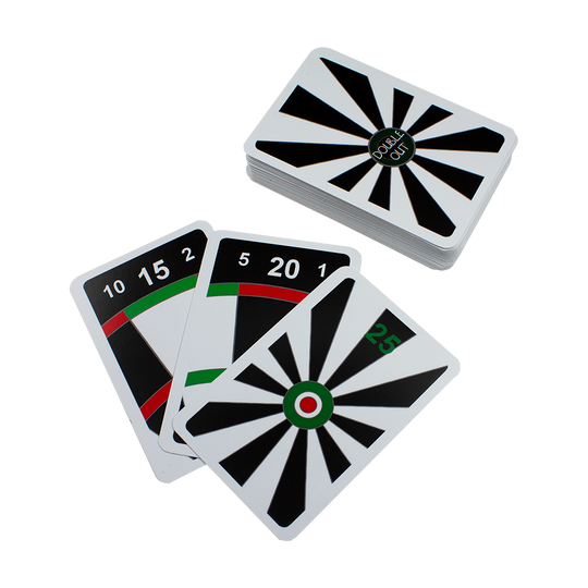McDart Double Out Darts Card Game / Kartenspiel