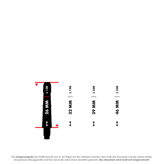 L-Style L-Shafts Locked Straight - Green