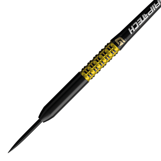 GOAT Athlete Yellow Tungsten Steeldarts Abgebildet ist ein gelber Tungsten-Steeldart. Der Dateiname lautet 'GD7000770 GOAT Athlete Yellow Tungsten Steeldarts 2'.