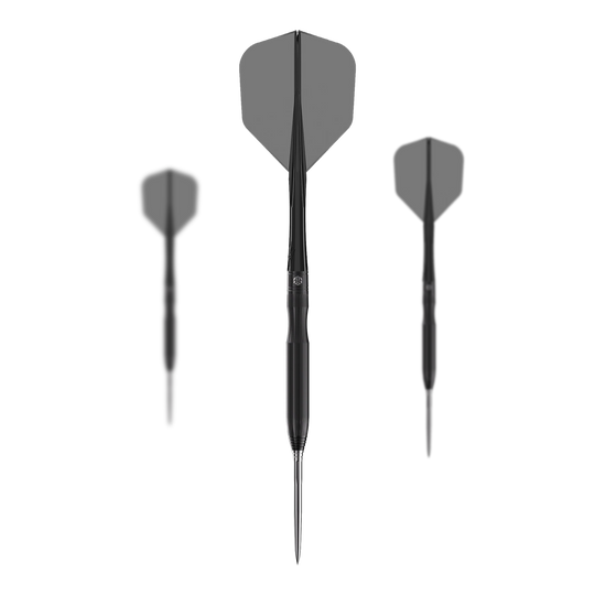 Caliburn Chord C1 Steeldarts - 21,5g Auf dem Bild ist das Set der Caliburn Chord C1 Steeldarts mit 21,5g zu erkennen. Mehrere Dartpfeile sind zusammen abgebildet.