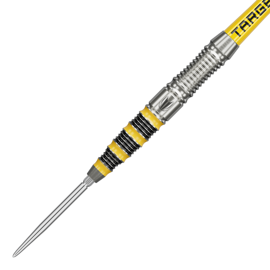 Zu sehen sind die Target Buzz 03 Swiss Points Steeldarts. Sie eignen sich ideal für ambitionierte Dartspieler.