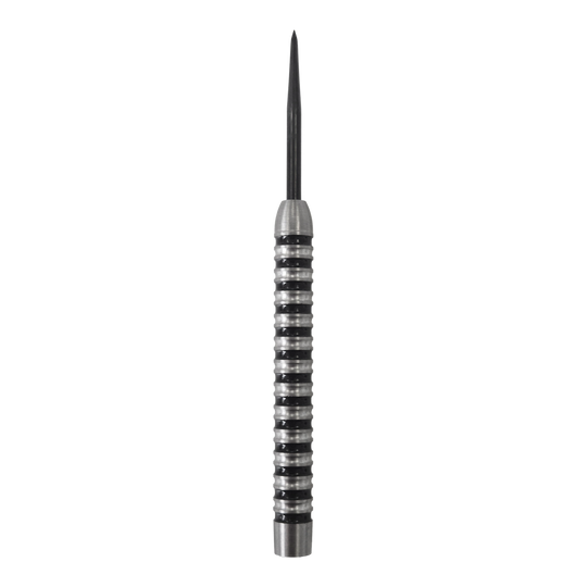 Hier ist das Produkt McDart Black Ring 2 Steeldart-Barrels in der 22g-Version abgebildet. Die Barrels eignen sich für Steeldartspieler.