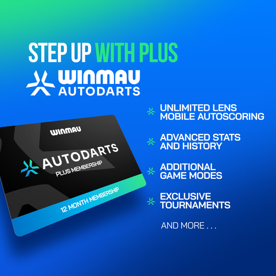Winmau Device Stand & 12 Monate Membership Bundle Winmau Device Stand & 12 Monate Membership Bundle