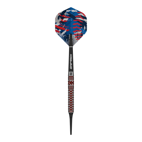 GOAT Curveball Softdarts - 20g Hier sieht man die 'GOAT Curveball Tungsten Softdarts - 20g'. Diese Softdarts bestehen aus robustem Tungsten und wiegen 20 Gramm.