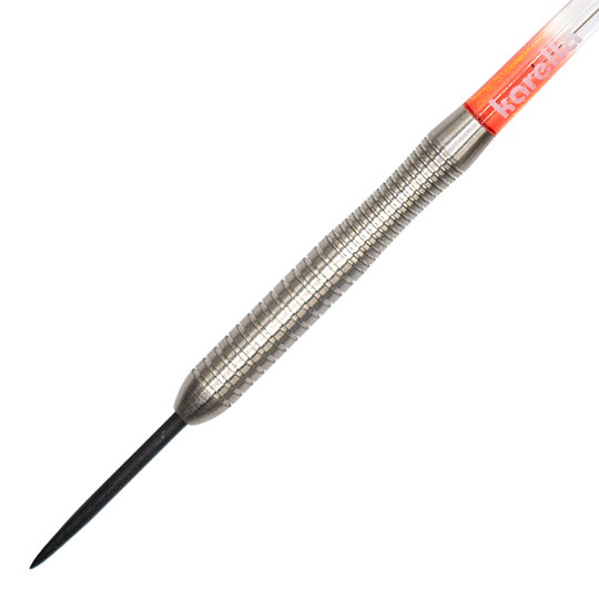 Karella Comic Line CL-2 Steeldarts - 23g Dieses Bild präsentiert die Karella Comic Line CL-2 Steeldarts mit 23g Gewicht. Ideal für alle, die Wert auf professionelle Steeldarts legen.