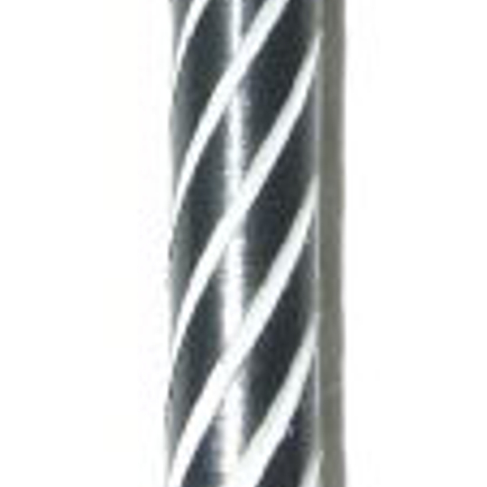 Spiroline Nylon Shafts (ohne Ring) Schwarz/Weiß