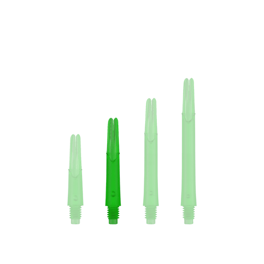 L-Style L-Shafts Locked Straight - Green 190 L-Style L-Shafts Locked Straight mit farbigem Schaft in mittlerer Länge. Ein einzelner Schaft ist abgebildet.