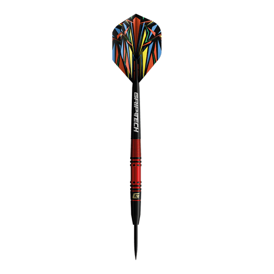 GOAT Athlete Red Tungsten Steeldarts Abgebildet ist das Produkt GOAT Athlete Red Tungsten Steeldarts. Die Darts haben ein auffälliges rotes Design.