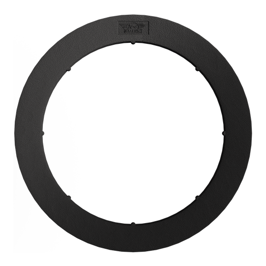 Bulls NL Lumo Light Surround Beleuchtungssystem Das Bild zeigt das Produkt 'Bulls NL Lumo Light Surround Beleuchtungssystem'. Es handelt sich um einen runden, schwarzen Ring, der zur Beleuchtung eines Dartboards verwendet wird.