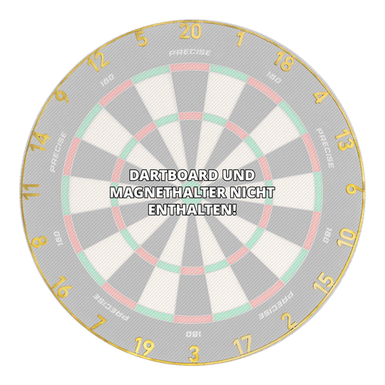 Precise 180 OnePiece Lasercut Zahlenring Das Bild zeigt ein Produkt mit dem Dateinamen ONE1041_Precise_180_OnePiece_Lasercut_Zahlenring_Gold_3. Es handelt sich vermutlich um einen goldenen Zahlenring für Dartboards.