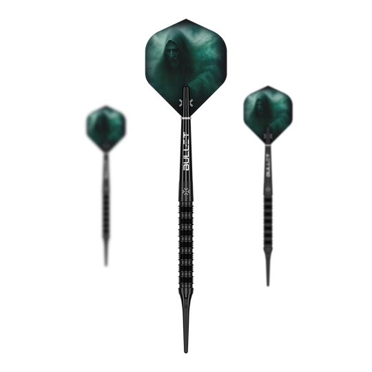 Bullet Shadow Softdarts - 20g Abgebildet ist das Set Bullet Shadow Softdarts - 20g. Die Pfeile sind hochwertig verarbeitet und ideal für das Softdartspiel.