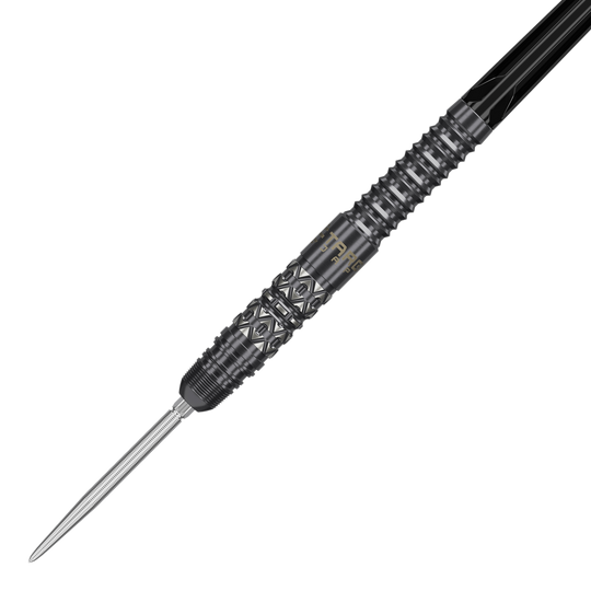 Target Japan Black Marque Creed Swiss Point Steeldarts - 23g Target Japan Black Marque Creed Swiss Point Steeldarts - 23g sind dargestellt. Sie zeichnen sich durch ihre schwarze Optik und das praktische Wechselspitzen-System aus.