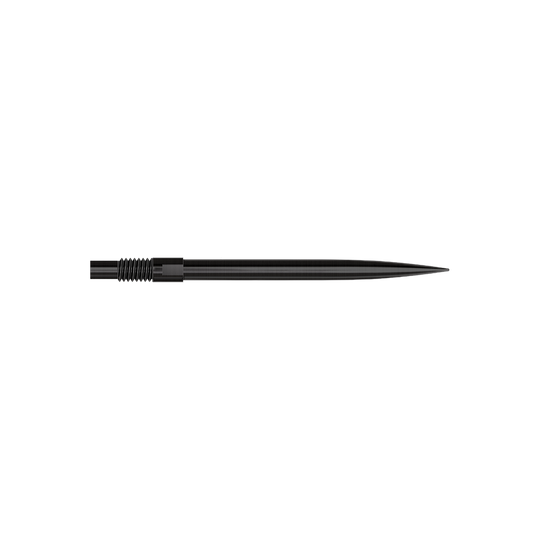 Harrows Quick Point Dartspitzen - Schwarz Das Bild zeigt das Produkt mit dem Namen 'QP23974_Harrows_QuickPoint_Dartspitzen_Schwarz_30mm_2'. Es sind schwarze Dartspitzen abgebildet.