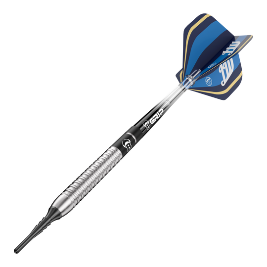 Bulls Leon Weber Softdarts - 22g Das Bild stellt Bulls Leon Weber Softdarts - 22g dar. Diese Softdarts sind ideal für ambitionierte Dartspieler.