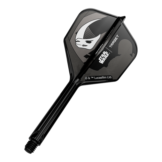 Abgebildet ist das Produkt '410625_Target_StarWars_K-Flex_Mandalorian_Armour_No6_Flights_33mm_1a'. Vermutlich sind darauf Mandalorian Armour Dart-Flights dargestellt.
