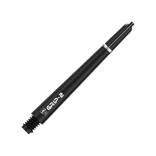 Das Bild zeigt den Bulls B-Grip-2 SL Shaft in Schwarz. Der Schaft ist schlank, schwarz und hat eine weiße Schrift mit dem Produktnamen.