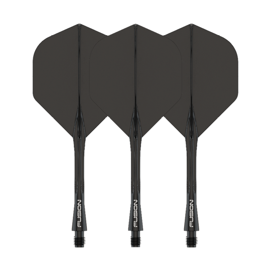 Winmau Fusion Flight Shaft System Standard Schwarz