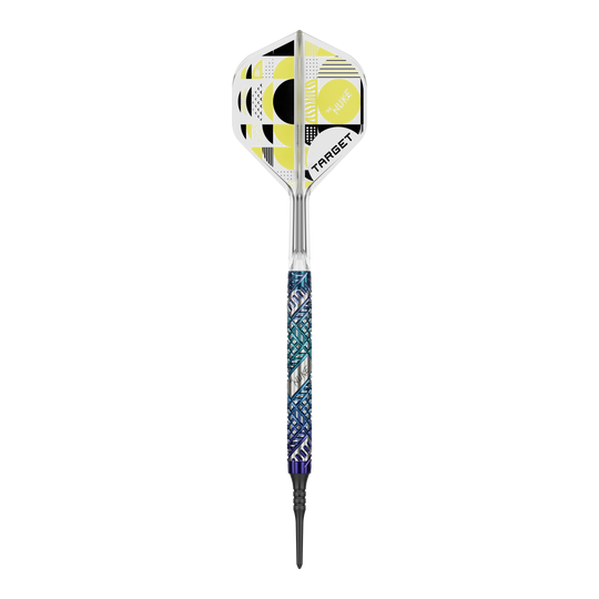 Target Luke Littler Edge Softdarts - 19g Das Bild zeigt die Target Luke Littler Edge Softdarts - 19g. Diese Softdarts sind für präzises und professionelles Dartspiel konzipiert.