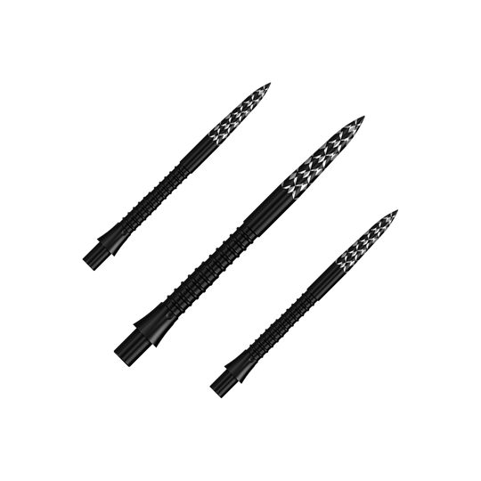 Mission Caliburn EVO Dartspitzen GV-Logo - Schwarz Dieses Bild zeigt ein Set von Mission Caliburn EVO GV-Logo Steeldartspitzen in Schwarz, 32 mm. Die Dartspitzen sind für professionelle Dartspiele geeignet.