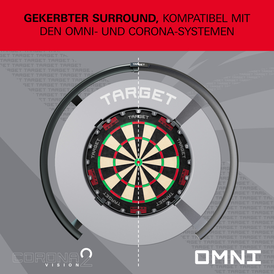 Target Notched Dartboard Surround