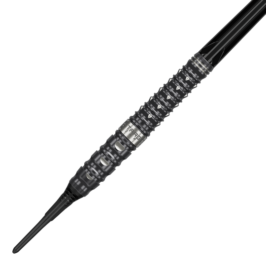 Target Black Marque Eclipse Softdarts - 21g. Detailansicht der hochwertigen Softdarts.