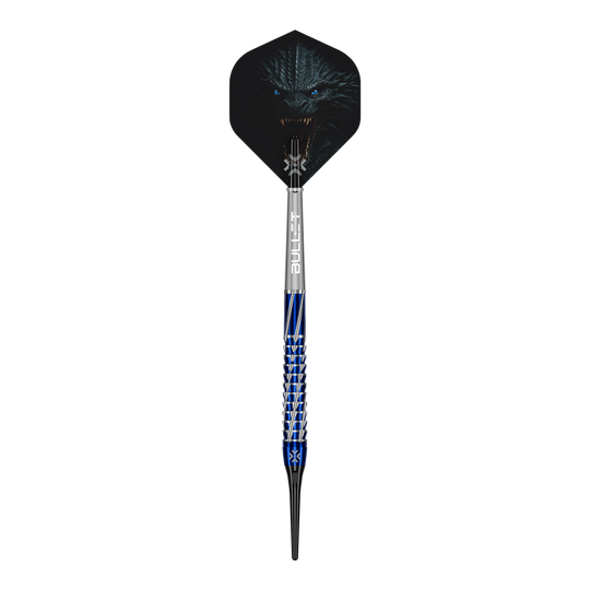 Bullet Hydra Softdarts - 20g Bullet Hydra Softdarts - 20g Darts sind einzeln abgebildet. Man erkennt gut die Oberfläche und die Details des Softdarts.